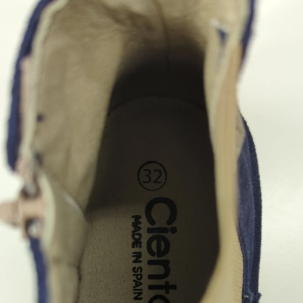 New Cienta Navy Suede Chelsea Boots‎ Size EU 32, US 1